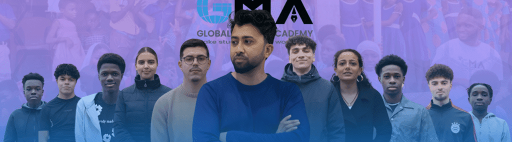 CEO of Global Mobile Academy and his team