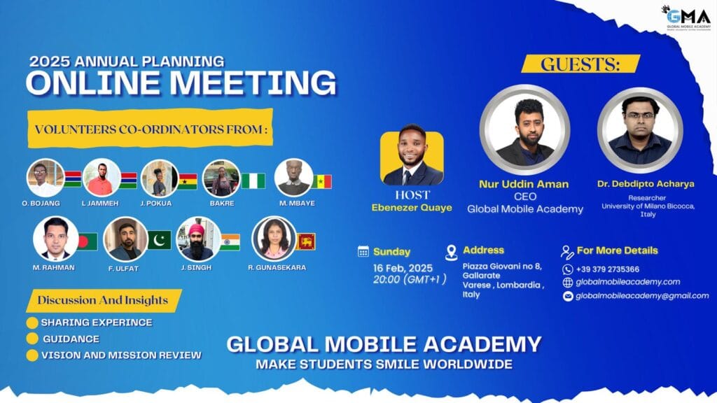 Global Mobile Academy Online event